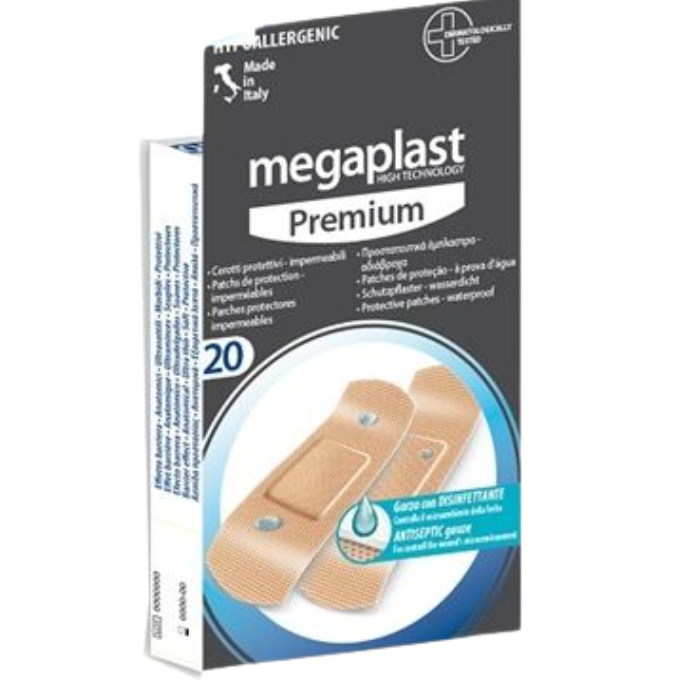 MEGAPLAST PREMIUM PANSEMENT 7X2CM BOITE DE 20