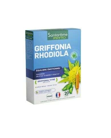 SANTAROME PHYTO GRIFFONIA RHODIOLA 20 AMPOULES 10 ML