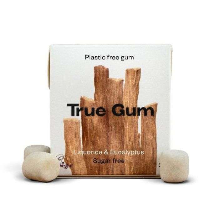 TRUE CHEWING GUM REGLISE ET EUCALYPTUS SANS SUCRE 21G