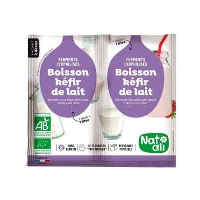 NATALI FERMENT KEFIR DE LAIT 26G