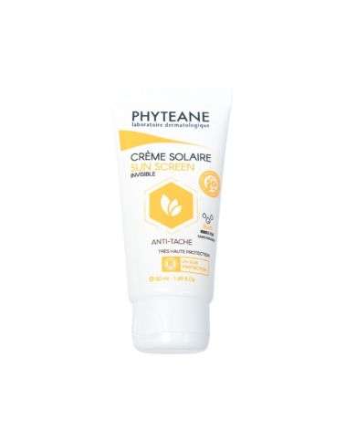 PHYTEANE CREME SOLAIRE INVISIBLE SPF 50+ ANTI TACHE 50 ML