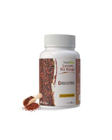 NUTRIMAX LEVURE DE RIZ ROUGE 60 GELULES A 240 MG