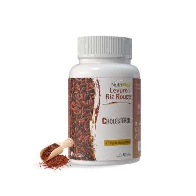 NUTRIMAX LEVURE DE RIZ ROUGE 60 GELULES A 240 MG