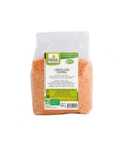 MOULIN DES MOINES LENTILLES CORAIL 500 G