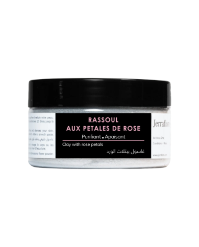 JERRAFLORE RASSOUL AU PETAL ROSE PURIFIANT APAISANT 120 G