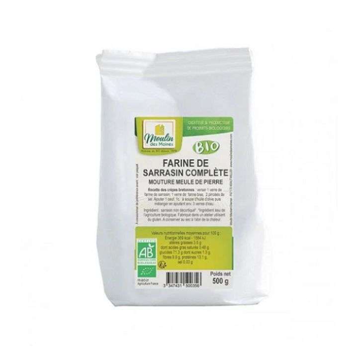 MOULIN DES MOINES FARINE DE SARRASIN COMPLETE 500G