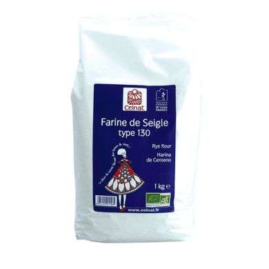 CELNAT FARINE DE SEIGLE TYPE 130 1KG