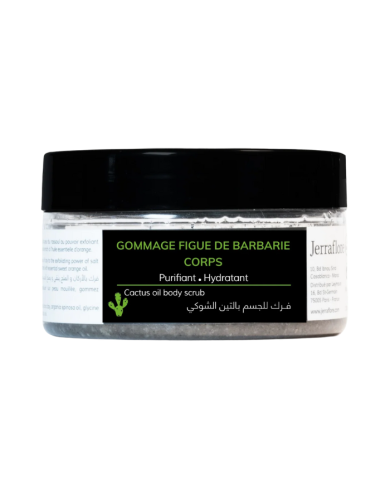JERRAFLORE GOMMAGE FIGUE DE BARBARIE PURIFIANT HYDRATANT CORPS 100 G