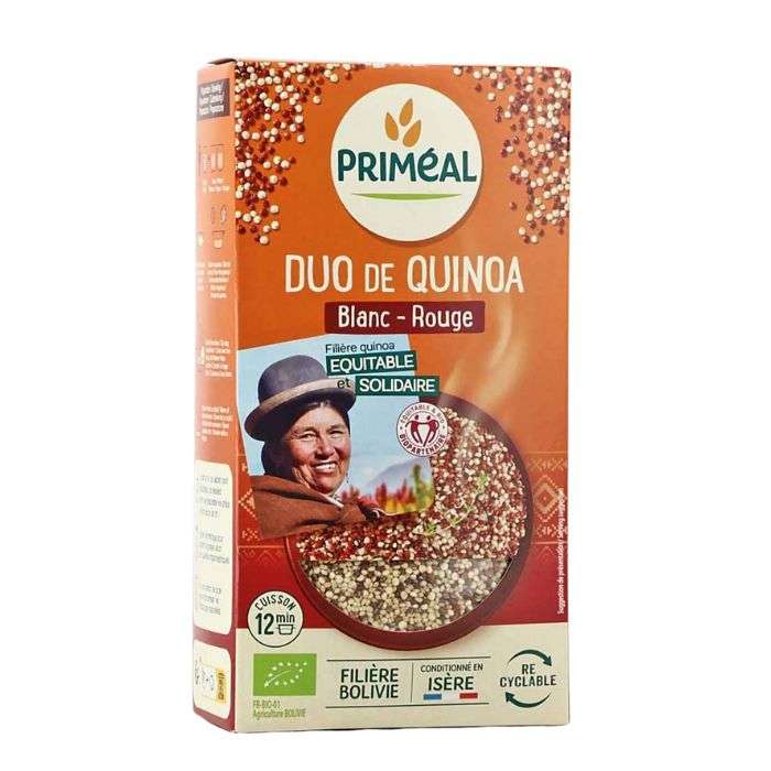 PRIMEAL DUO DE QUINOA BLANC ROUGE 500G