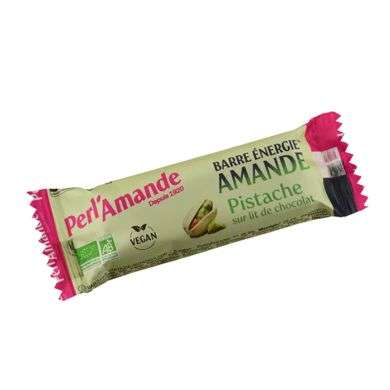 PERLE DAMANDE BARRE ENERGIE AMANDE PISTACHE 25G