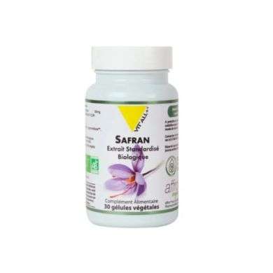 VITALL + SAFRAN 30 GELULES VEGETALES