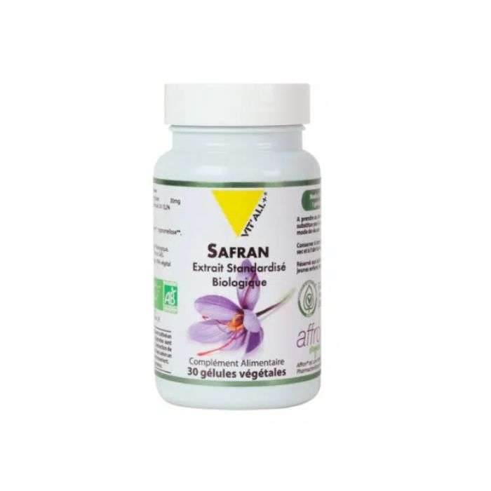 VITALL + SAFRAN 30 GELULES VEGETALES