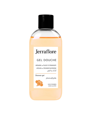 JERRAFLORE GEL DOUCHE ARGANE FLEUR D ORANGER 100 ML