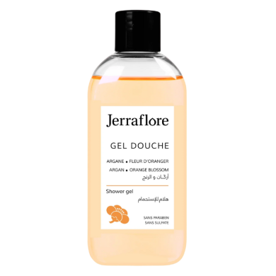 JERRAFLORE GEL DOUCHE ARGANE FLEUR D ORANGER 100 ML
