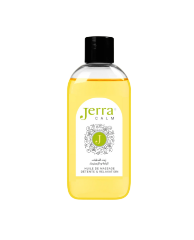 JERRAFLORE JERRA CALM HUILE DE MASSAGE DETENTE ET RELAXATION 150 ML