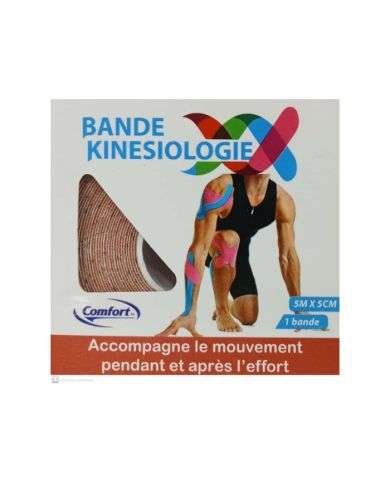 COMFORT BANDE KINESIOLOGIE 5M*5CM