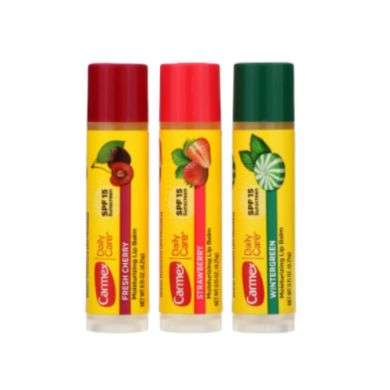CARMEX TRIO BAUME A LEVRES 3 GOUT DIFFERENT SPF 15 