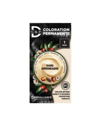 D CAP COLORATION PERMANENTE N 1 NOIR