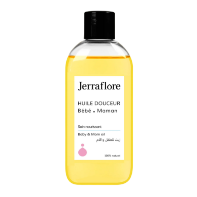 JERRAFLORE HUILE DOUCEUR BEBE MAMAN SOIN NOURRISANT 100 ML