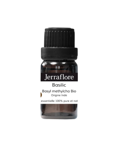 JERRAFLORE HUILE ESSENTIELLE BASILIC BASYL METHYLCHA BIO 10 ML