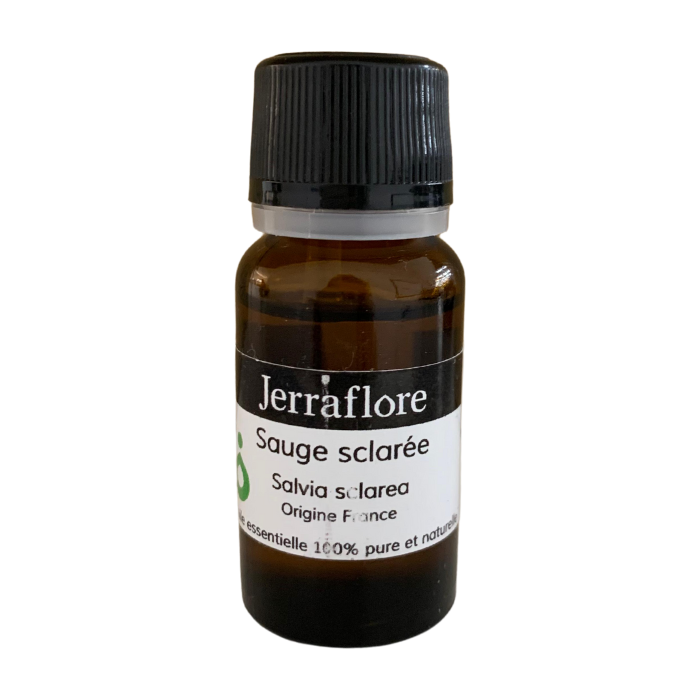 JERRAFLORE HUILE ESSENTIELLE SAUGE SCLAREE SALVIA SCLAREA 10 ML