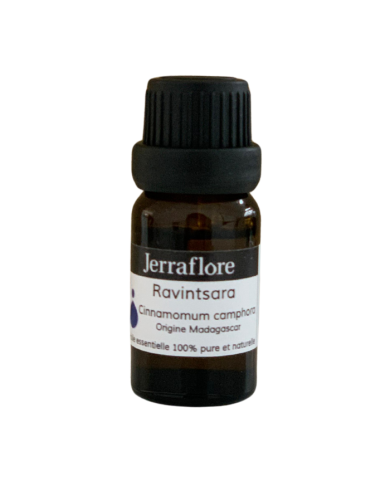 JERRAFLORE HUILE ESSENTIELLE RAVINTSARA CINNAMOMUM  CAMPHORA 10 ML