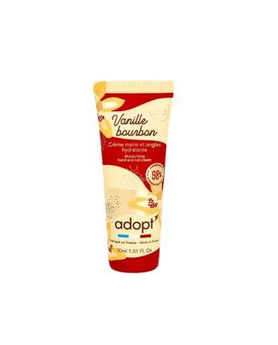 ADOPT VANILLE BOURBON CREME MAINS ET ONGLES HYDRATANTE 30 ML
