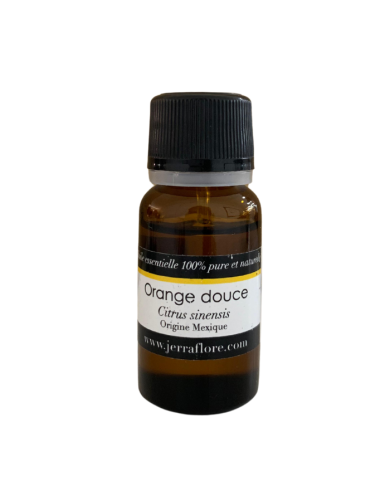 JERRAFLORE HUILE ESSENTIELLE ORANGE DOUCE CITRUS SINENSIS 10 ML