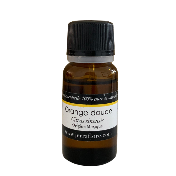 JERRAFLORE HUILE ESSENTIELLE ORANGE DOUCE CITRUS SINENSIS 10 ML
