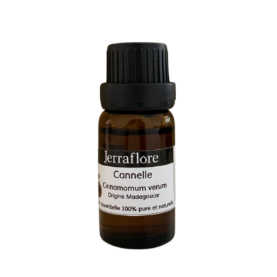 JERRAFLORE HUILE ESSENTIELLE CANNELLE CINNAMOMUM VERUM 10 ML