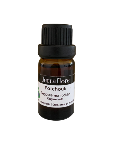 JERRAFLORE HUILE ESSENTIELLE PATCHOULI POGOSTEMON CABLIN 10 ML