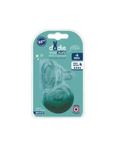 DODIE TETINE PLATE ANTI COLIQUE 6 MOIS DEBIT 4