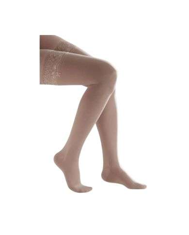 THUASNE VENOFLEX KOKOON ABSOLU BAS CUISSE OU COLLANT DE COMPRESSION MEDICALE BEIGE NATUREL LONG