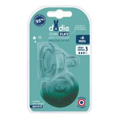DODIE TETINE PLATE SENSATION+ ANTI COLIQUE D3 +6M X2