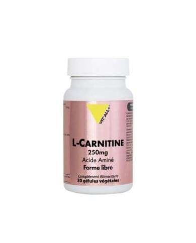 VITALL+ LCARNITINE 250 MG 50 GELULES