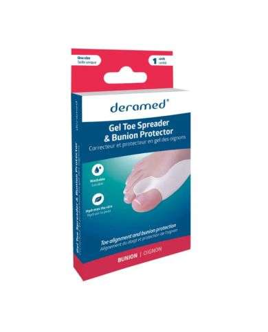 DERAMED CORRECTEUR ET PROTECTEUR EN GEL DES OIGNONS 1 UNITE