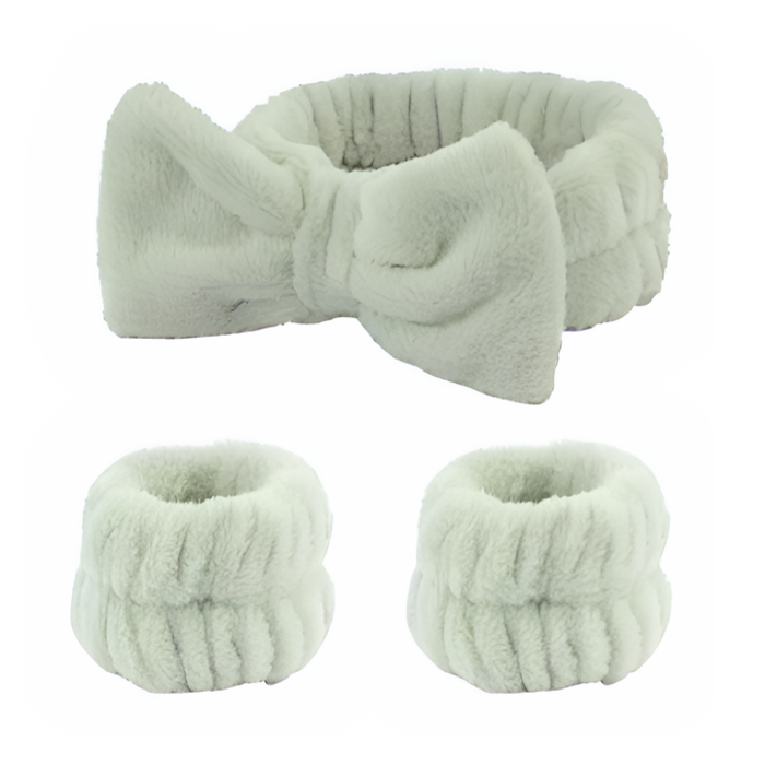 HEADBAND PAPILLON ET POIGNETS ASSORTIES