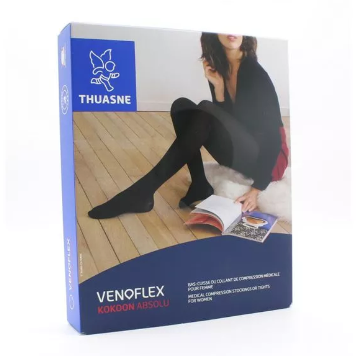 THUASNE VENOFLEX KOKOON ABSOLU BAS CUISSE FEMME TAILLE 4 N