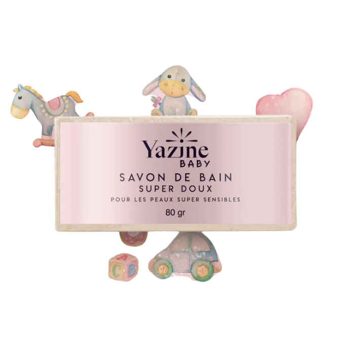 YAZINE BEBE SAVON DE BAIN SUPER DOUX 80 G