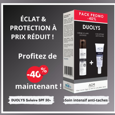 ACM DUOLYS PACK CREME SOLAIRE ANTI AGE + SOIN INTENSIF ANTI TACHES