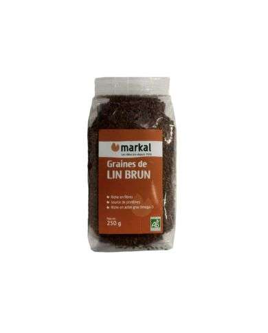MARKAL GRAINES DE LIN BRUN 250G
