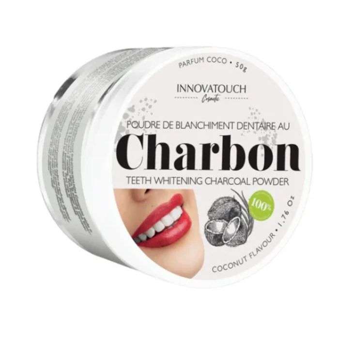 INNOVATOUCH POUDRE BLANCHIMENT DENTAIRE CHARBON PARFUM COCO 50 G