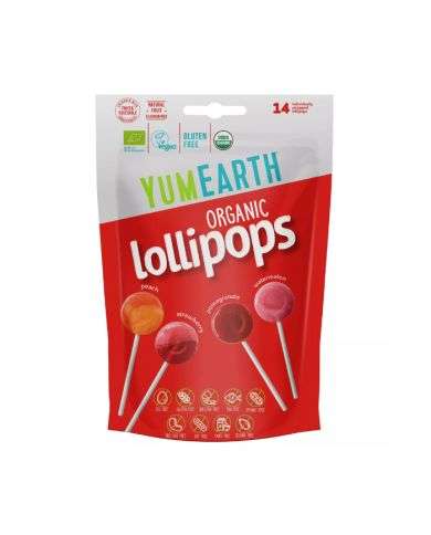 YUMEARTH LOLLIPOPS ORGANICS ORIGINALE PACK DE 14