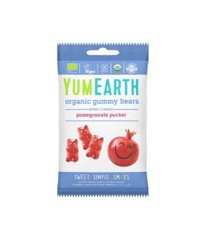 YUMEARTH GOMME OURSONS BIO SAVEUR GRENADINE  50 G
