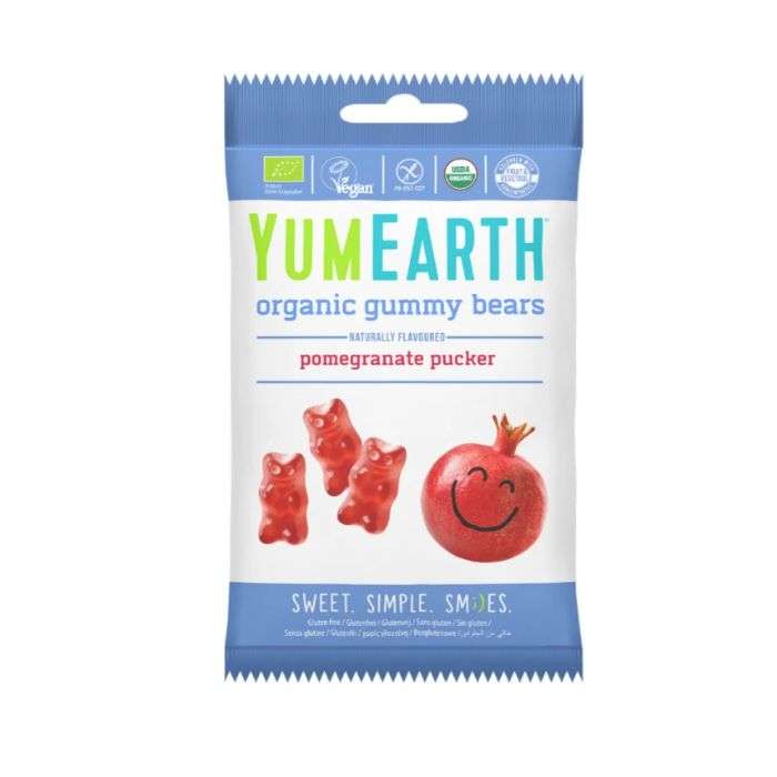 YUMEARTH GOMME OURSONS BIO SAVEUR GRENADINE70 G