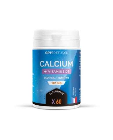 GPH CALCIUM + VITAMINE D3 161 MG 60 COMPRIMES