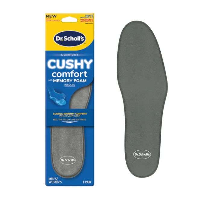 DR SCHOLLS CONFORT CUSHY SEMELLE AVEC MOUSSE A MEMOIRE HOMME AILLE 7-13 ET FEMME TAILLE 5-10
