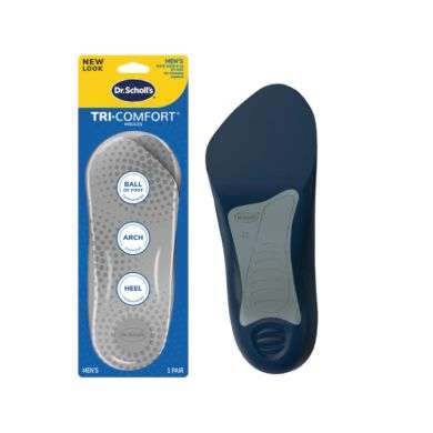DR SCHOLLS TRI CONFORT INSOLES HOMME TAILLE 8-14