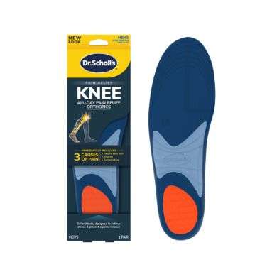 DR SCHOLLS SOULAGEMENT DOULEUR SEMELLE POUR GENOU HOMME TAILLE 8-14