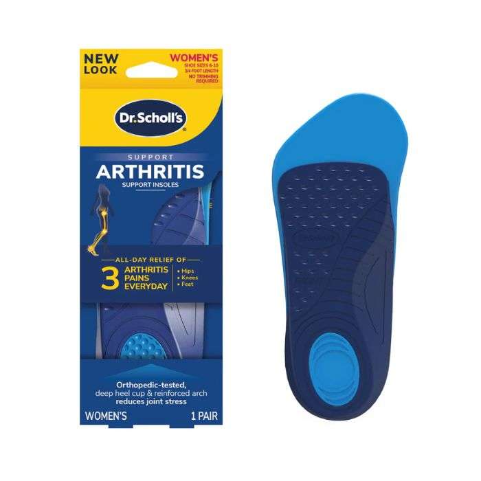 DR SCHOLLS SUPPORT SEMELLE DE SOUTIEN POUR ARTHRITE FEMME TAILLE 6-10